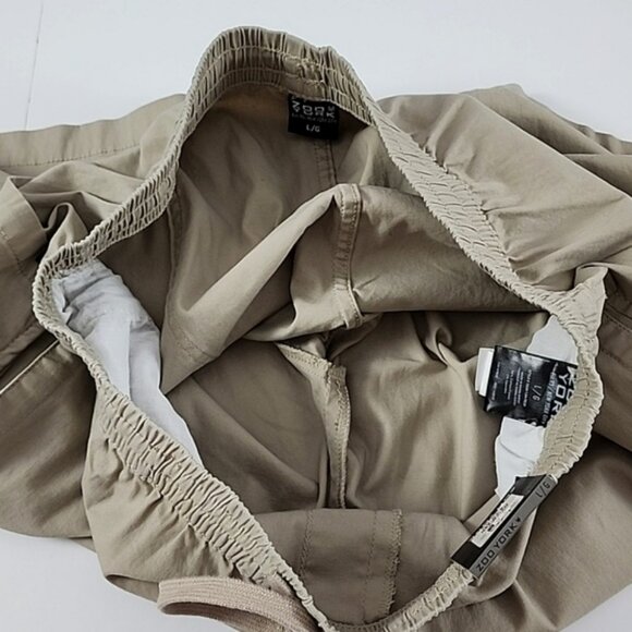 NWT Zoo York Men's Long Knee Length Cotton Stretch Sand Beige Shorts Size L - Picture 7 of 13